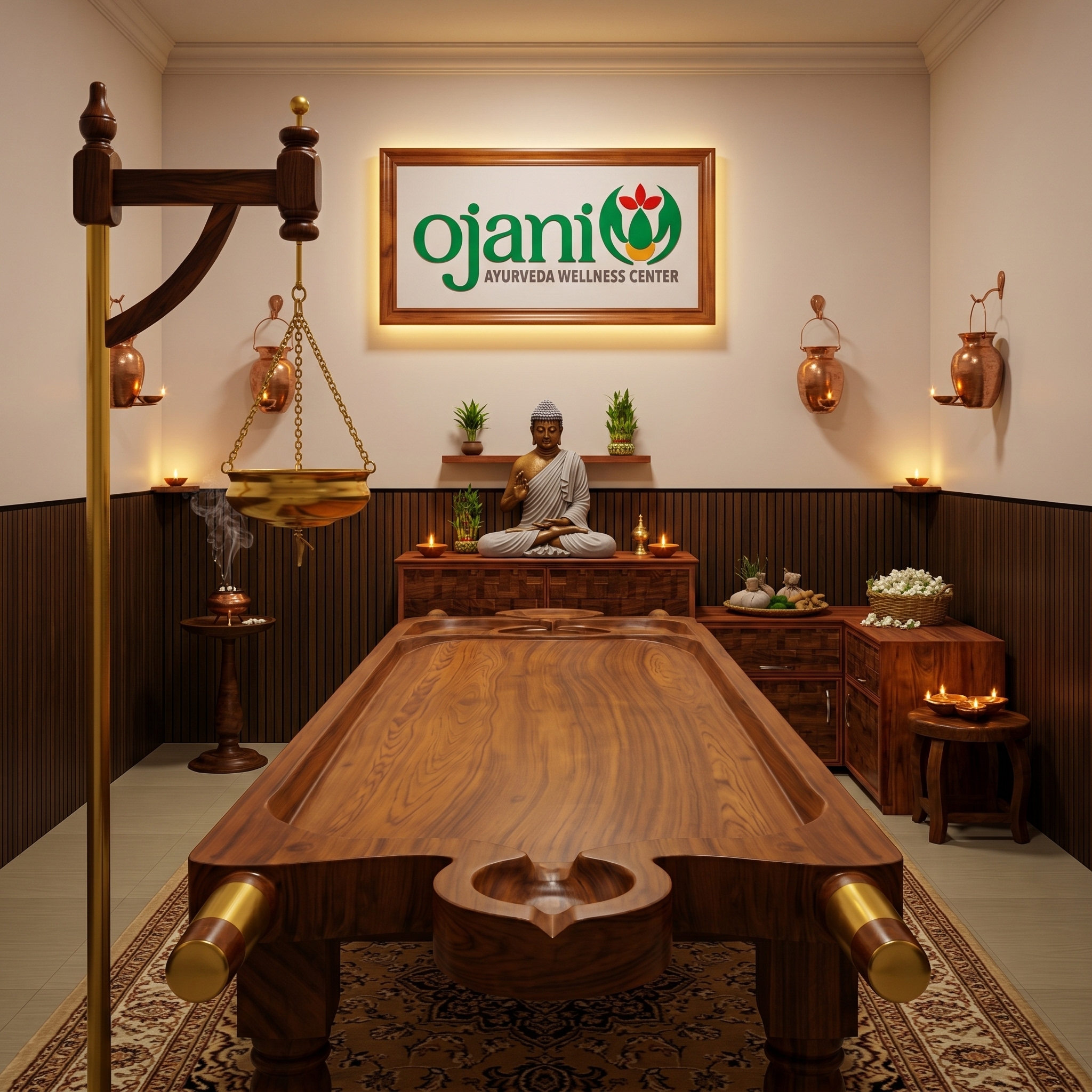 Relaxing spa ambience at Ojani