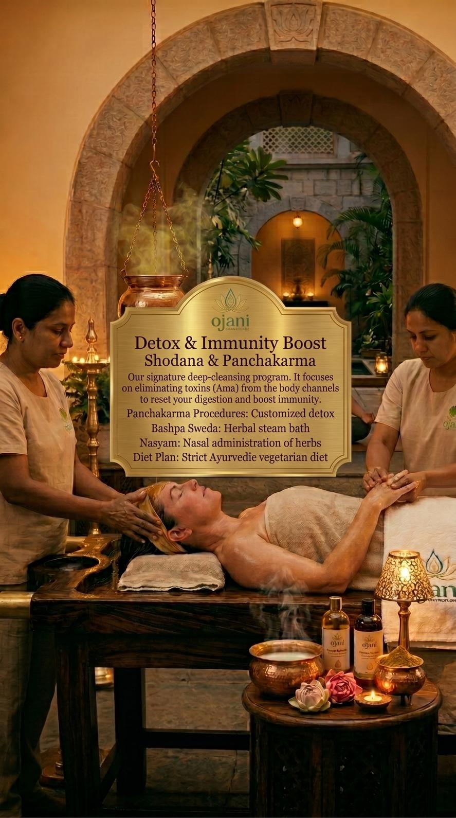 Panchakarma Detoxification and Immunity Boosting