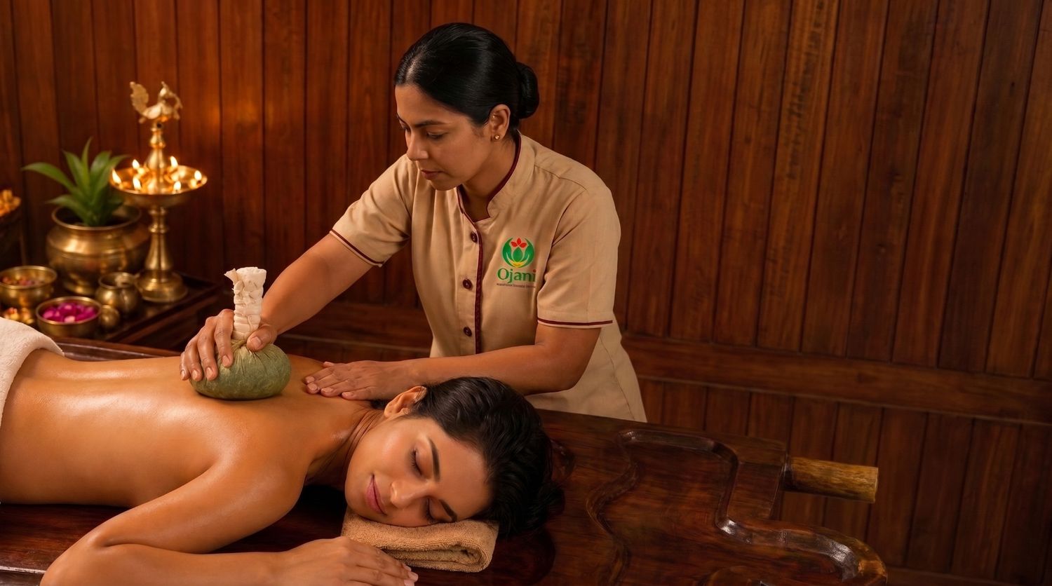 Elakkizhi Ayurvedic Herbal Leaf Massage Kerala